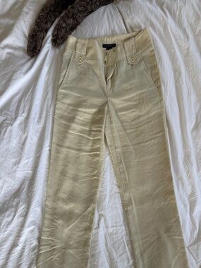 Off-white Linen Pants